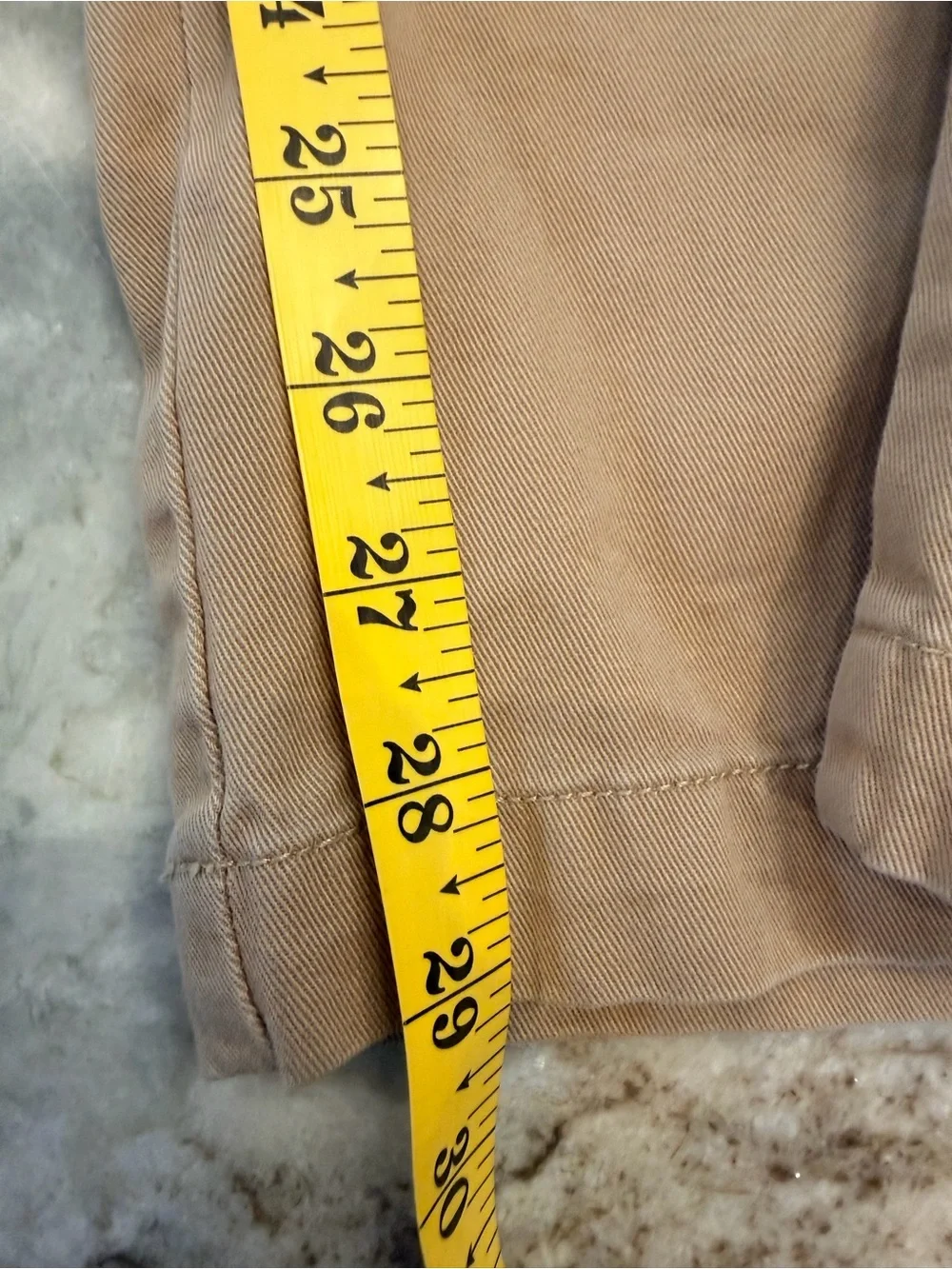 IZOD Saltwater Chino Pants Mens 38x30 Khaki Classic Fit 100% Cotton